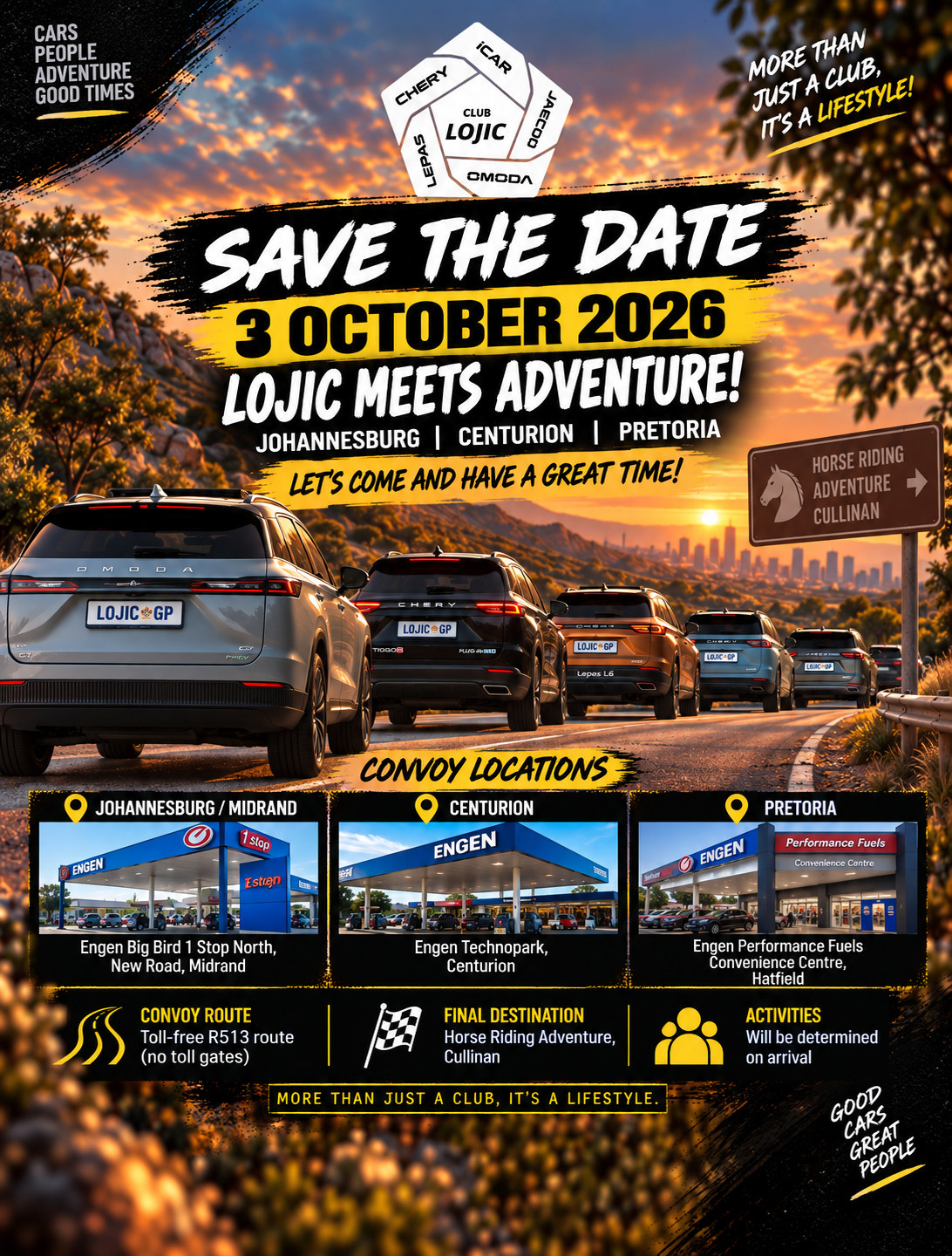 LOJIC Meets Adventure, 3 October 2026, previous event poster